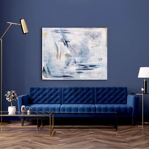 48”x 60” original abstract artwork on thick gallery wrapped canvas.